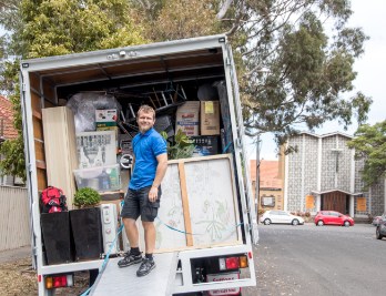 Melbourne removalists & storage - moving truck carrying furniture